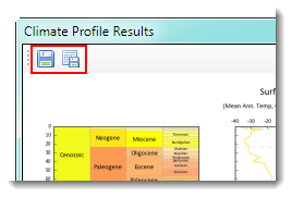 Climate Profile Export Buttons