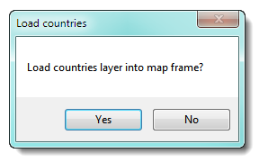 Load Countries Dialog