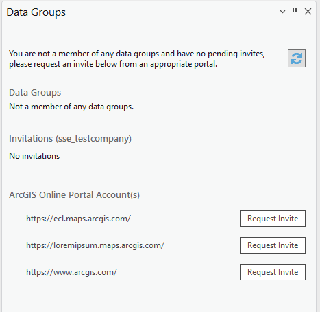 Data Groups No Invite