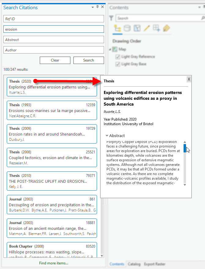 Citation Window