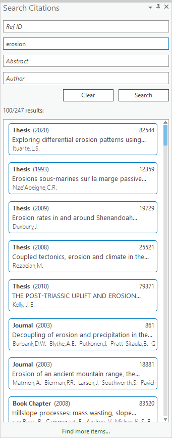 Citation Window